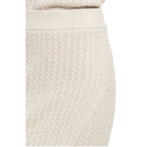 W18,19 Current Air Womens Pointelle Cable Knit - Picture 4 of 14